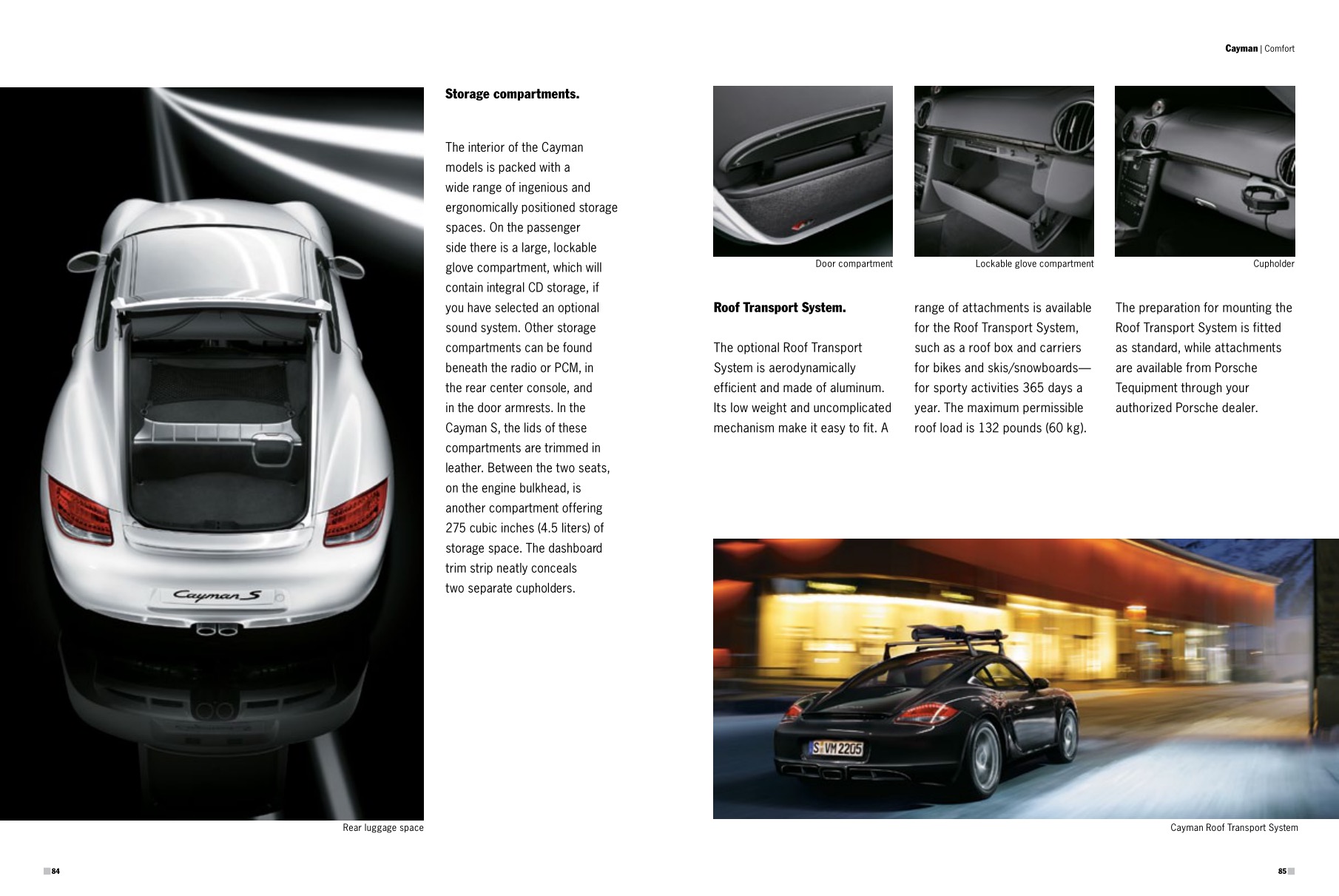 2012 Porsche Cayman Brochure Page 38